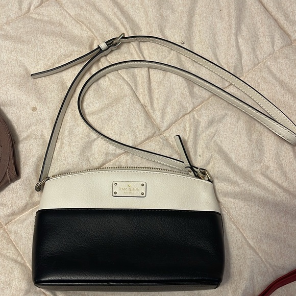 Kate Spade Black and Cream Crossbody Bag - Picture 1 of 8